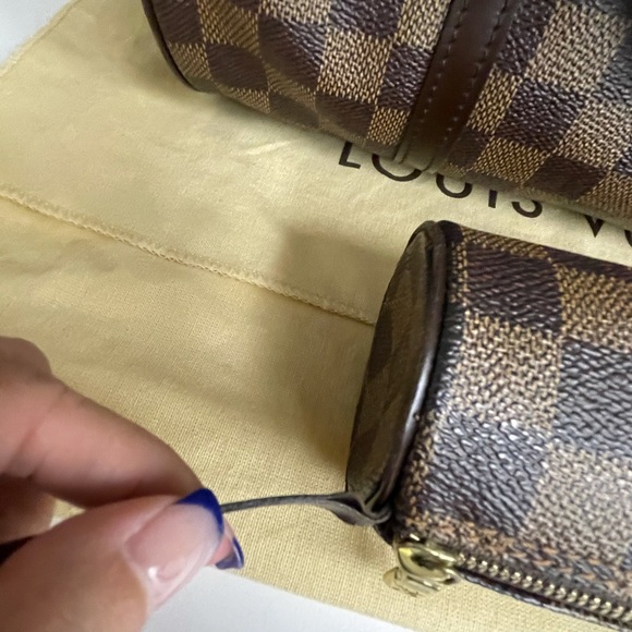 LOUIS VUITTON Papillon Ebene Brown Damier Canvas - Picture 8 of 11